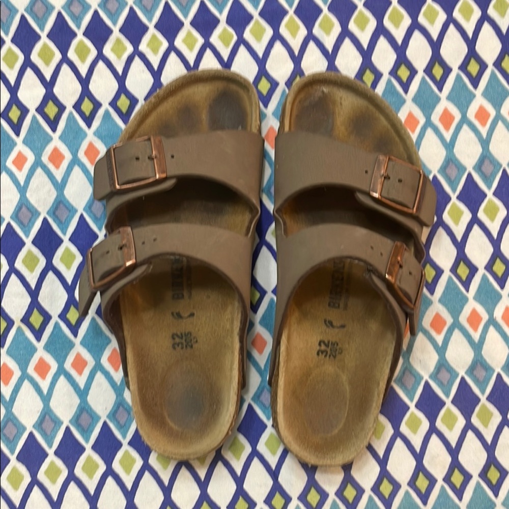 Birkenstock kids Arizona Double Strap Sandals sz 32 (US 1-1.5)